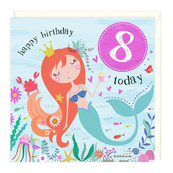 Card 8 Today Mermaid